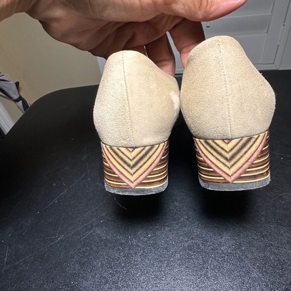 Ron White EUR 38.5 tan suede weatherproof made in Italy - Picture 5 of 12